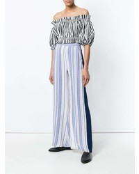 Zeus+Dione Print Flared Trousers