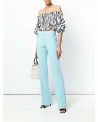 Moschino Boutique Mid Rise Flared Trousers