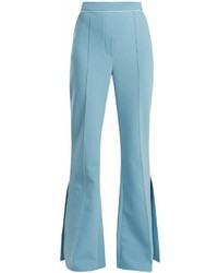 Ellery Orlando Mid Rise Flared Crepe Trousers