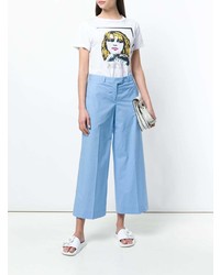 Moschino Vintage Wide Legged Cropped Trousers