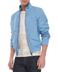 light blue burberry jacket