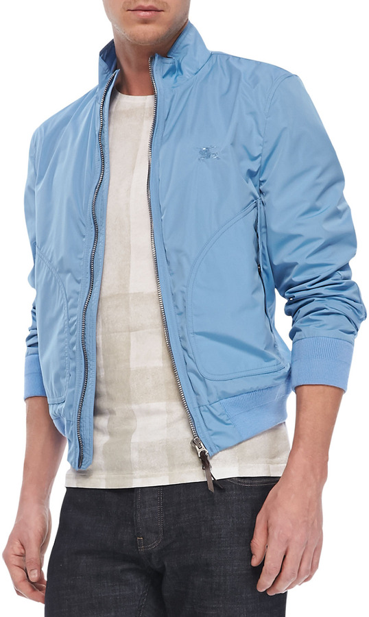 light blue jacket