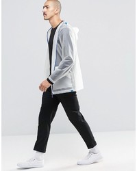 Rains Transparent Jacket With Blue Zip