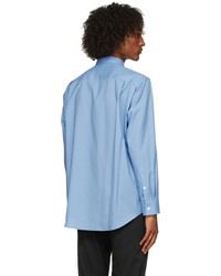 OVERCOAT Blue Wool Shirt