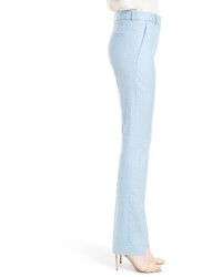 Victoria Beckham Melange Wool Slim Trousers