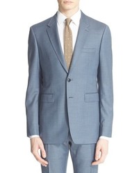 Burberry London Millbank Trim Fit Solid Wool Suit