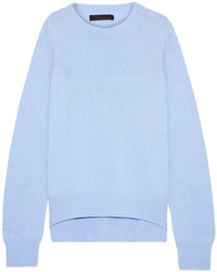 The Row Ellet Wool And Cashmere Blend Sweater Light Blue