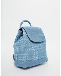 Asos Denim Woven Mini Backpack