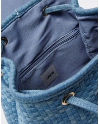 Asos Denim Woven Mini Backpack