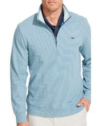 Vineyard Vines Coopers Town Stripe Quarter Zip Pullover