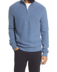 Vince Half Zip Cashmere Sweater