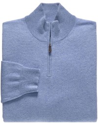 Traveler Cashmere Half Zip Sweater