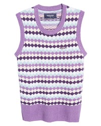 Noon Goons Kingston Sweater Vest In Purple At Nordstrom
