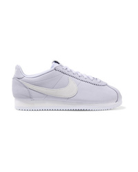 Nike Classic Cortez Leather And Suede Sneakers
