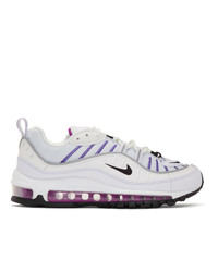 Nike Grey And White Air Max 98 Sneakers