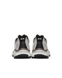 Salomon Purple And Grey Limited Edition Slab Xt 4 Adv Sneakers