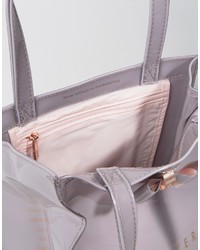 Ted Baker Mini Icon Bag In Pale Purple