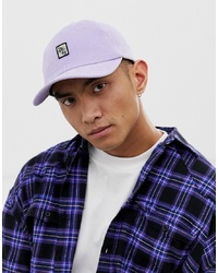 Globe Sidekicker Cap With Front Patch In Lilac
