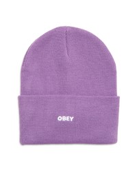 Obey Fluid Ed Beanie In Orchid At Nordstrom