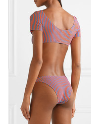 Solid & Striped The Vanessa Striped Seersucker Bikini Top