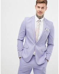 ASOS DESIGN Skinny Suit Jacket In Lilac