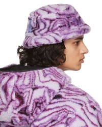 McQ Purple Fleece Bucket Hat