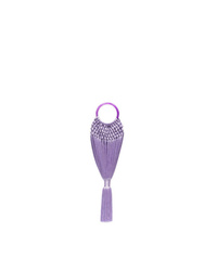 Cult Gaia Purple Angelou Mini Bracelet Bag