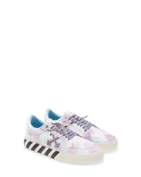 Light Violet Canvas Low Top Sneakers