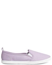 Light Violet Canvas Shoes