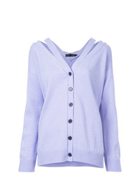 Aula Cut Out Buttoned Cardigan