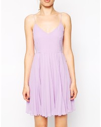 Asos Collection Cami Mini Pleated Dress