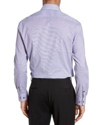 John Varvatos Star Usa Slim Fit Check Stretch Dress Shirt