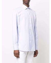 Canali Fine Check Cotton Shirt