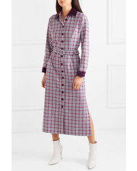 Evi Grintela Jerry Med Checked Cotton Twill Dress