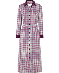 Evi Grintela Jerry Med Checked Cotton Twill Dress