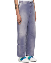Valentino Purple Denim Shaded Jeans