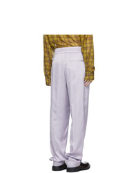 Dries Van Noten Purple Trousers