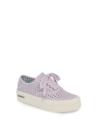 Light Violet Chunky Low Top Sneakers