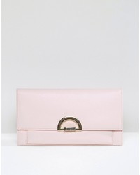 Asos Slim Clutch Bag With Curved Lock