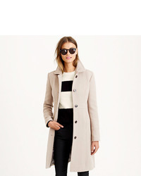 J.Crew Italian Double Cloth Wool Lady Day Coat With Thinsulate