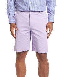 Light Violet Cotton Shorts