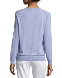 Joie Corey Crewneck Sweater Lilac
