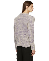 Kiko Kostadinov Off White Purple Harkman Knit Sweater