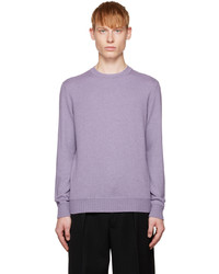 Zegna Purple Cashmere Sweater