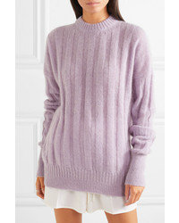 Cecilie Bahnsen Ribbed Wool Blend Sweater