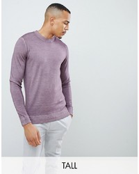 Ted Baker Tall Crew Neck Jumper In Pink