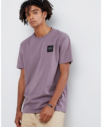 Wood Wood Box Logo T Shirt In Purple
