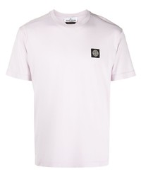 Stone Island Compass Logo Cotton T Shirt