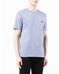 Paul Smith Embroidered Logo Cotton T Shirt