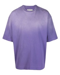 Paura Faded Effect Cotton T Shirt
